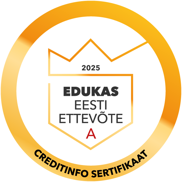 Edukad Eesti Ettevõte 2025 sertifikaat